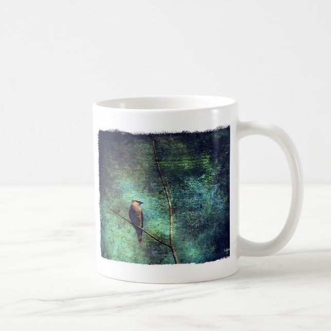Caneca De Café Cedar Waxwing (Direita)