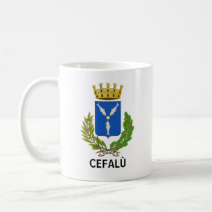 Caneca De Café Cefalù casaco de armas - Sicília