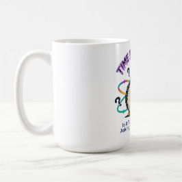 Caneca De Café Cegueira Neurodivergente ao Tempo - Engraçado Sarc