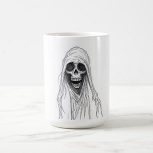 Caneca De Café Ceifador Esqueleto