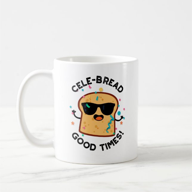 Caneca De Café Cele-pão Boas Vezes Pão Engraçado (Esquerda)
