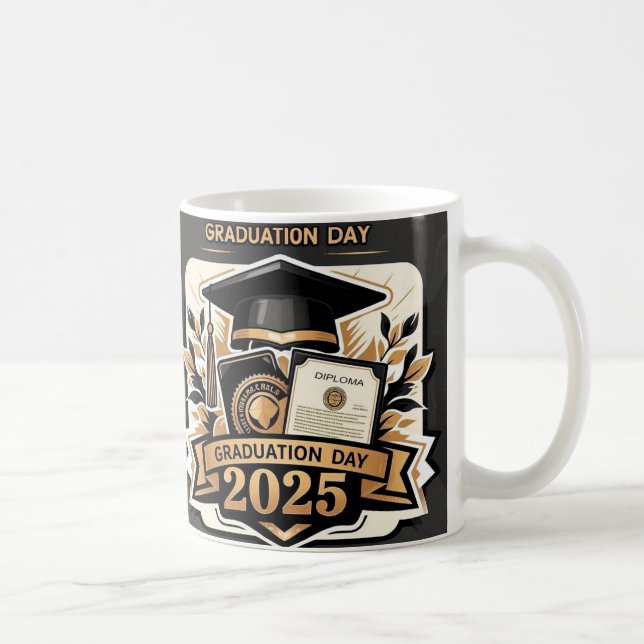 CANECA DE CAFÉ " CELEBRAÇÃO DA EXCELÊNCIA: GRADUAÇÃO DIA 2025 " (Direita)