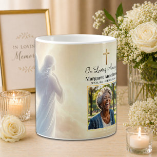 Caneca De Café Celebração da Vida no Céu e Anjos Foto