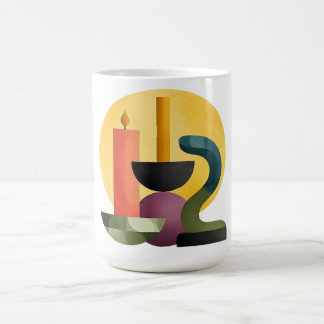 Caneca De Café Celebração de Aniversário Abstrata