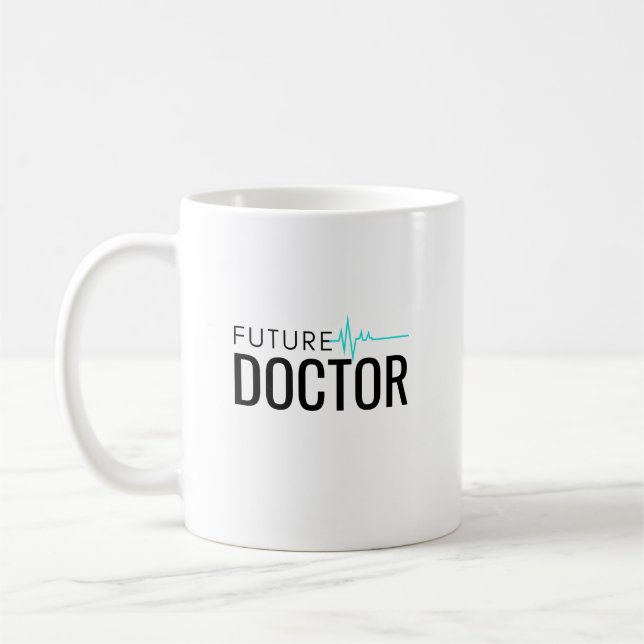 Caneca De Café Celebração de Formatura de Futuro Médico (Esquerda)