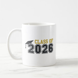 Caneca De Café Celebração de Graduação da Turma de 2026 Design-54