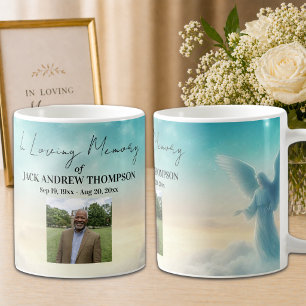 Caneca De Café Celebração de Vida dos Anjos no Céu Foto 