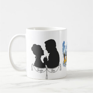 Caneca De Café celebração do casal-namorados