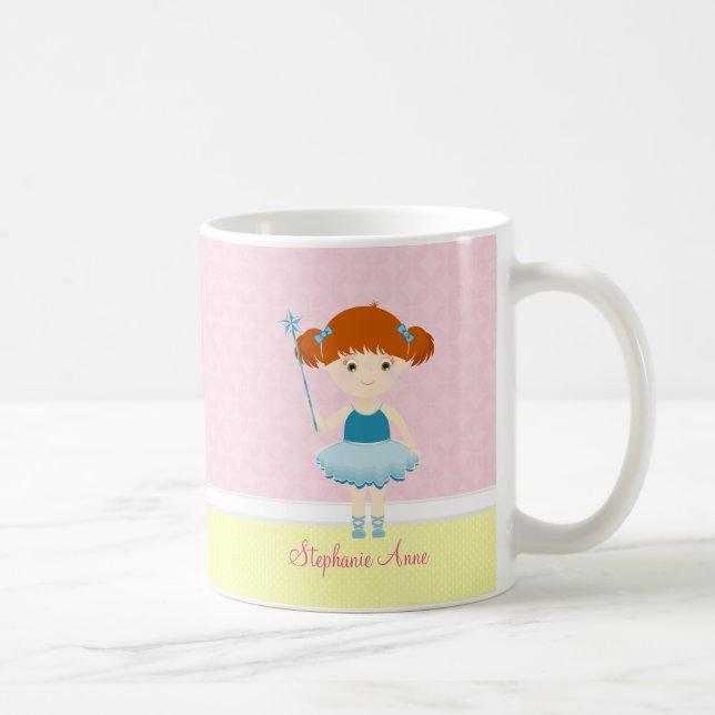 Caneca De Café Celebração do Cupcake Ballerina (Direita)