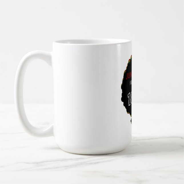 Caneca De Café Celebração do Dia da Liberdade Juneteenth 1865 (Esquerda)