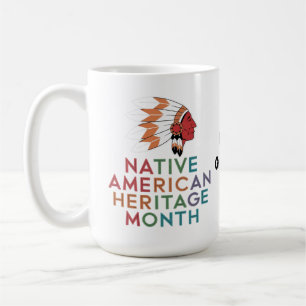 Caneca De Café Celebração do Mês da Herança Nativa Americana