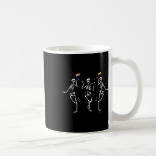 Caneca De Café Celebração do Orgulho Arco-Íris Dançante