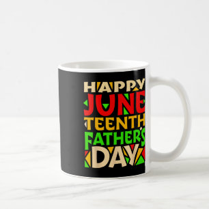 Caneca De Café Celebração Feliz de Férias do Dia de os pais Negro