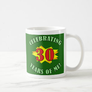 Caneca De Café Celebrando a aniversário de 30 anos Mug