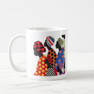 Caneca de Café Celebrando a Arte das Mulheres Quil