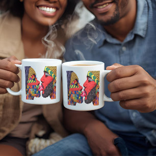Caneca de Café Celebrando a Arte do Quilting