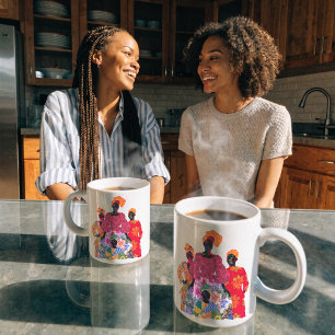 Caneca de Café Celebrando a Família Negra