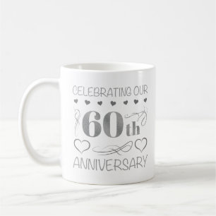 Caneca De Café Celebrando nosso 60º aniversário