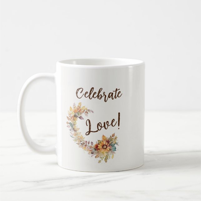 Caneca De Café Celebrar Amor (Esquerda)