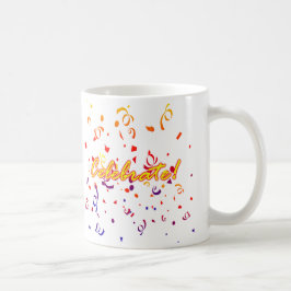 Caneca De Café Celebrar Confetti