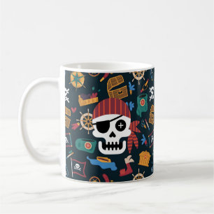 Caneca De Café Celebrar Conversações Como um Dia Pirata com Swash