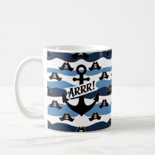 Caneca De Café Celebrar Conversações Como um Dia Pirata com Swash