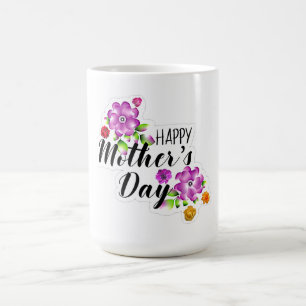 Caneca De Café Celebrar Mãe e Joy: Feliz Coleção de Dias de as mã