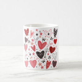 Caneca De Café Celebrar o amor com cada punheta: Dia de os namora
