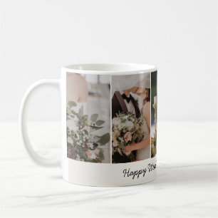 Caneca De Café "Celebrar o Amor Eterno - Mug de Foto do Aniversár