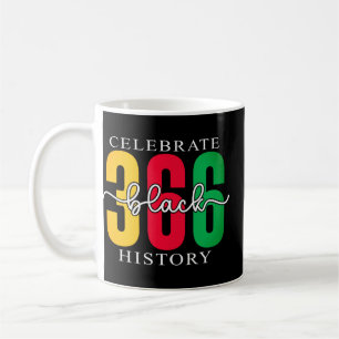Caneca De Café Celebrar o Mês do Histórico Preto - Vestir o