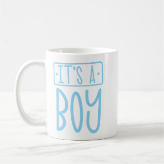 Caneca De Café Celebrar o novo Chá de fraldas do Baby Boy Gift Mu