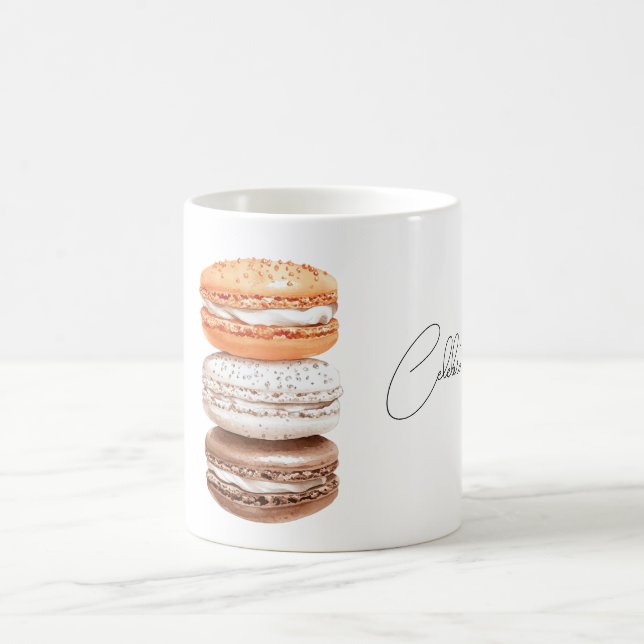 Caneca De Café Celebrate Pumpkin Vanilla Chocolate Macaroons (Centro)
