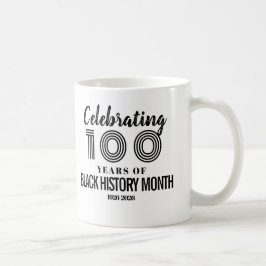 Caneca De Café Celebrating 100 Years Of Black History Month