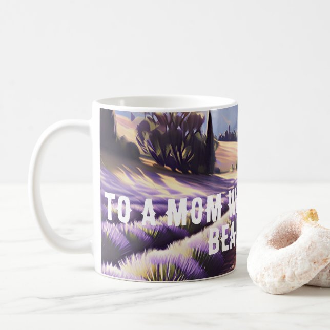 Caneca De Café Celebrating Mom (Com Donut)