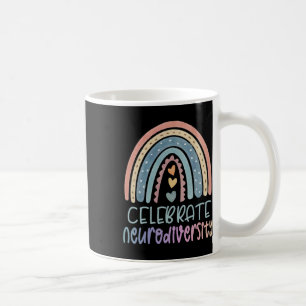 Caneca De Café Celebre a Neurodiversidade Saúde Mental Conscienti