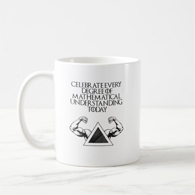 Caneca De Café Celebre Cada Grau de Compreensão Matemática (Esquerda)