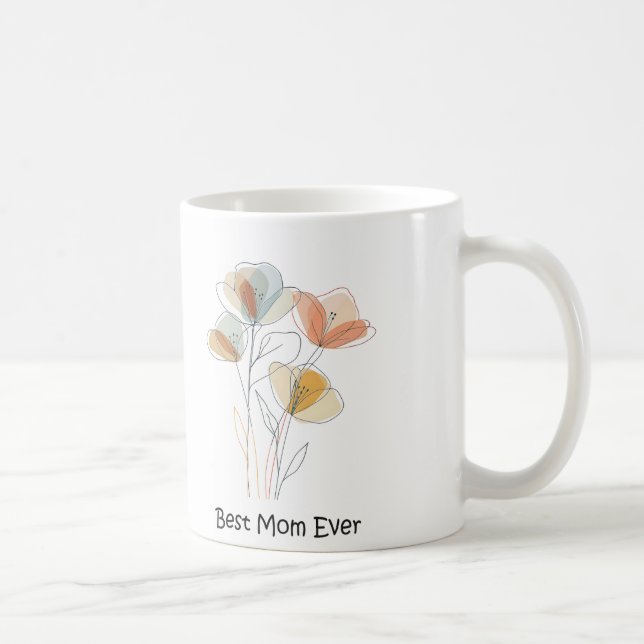 Caneca De Café 🌸 Celebre esta Dia de as mães à mãe! 🌸 (Direita)
