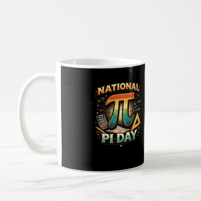 Caneca De Café Celebre o Pi (Esquerda)