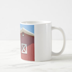 Caneca De Café celeiro vermelho