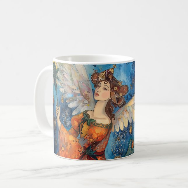 Caneca De Café Celestial Angel  (Frente Esquerda)