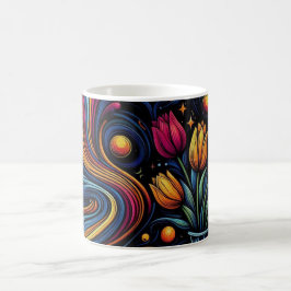 Caneca De Café Celestial Bloom
