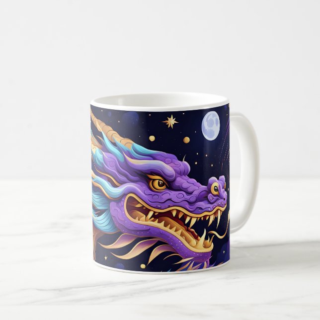 Caneca De Café celestial dragon coffee mug (Frente Esquerda)