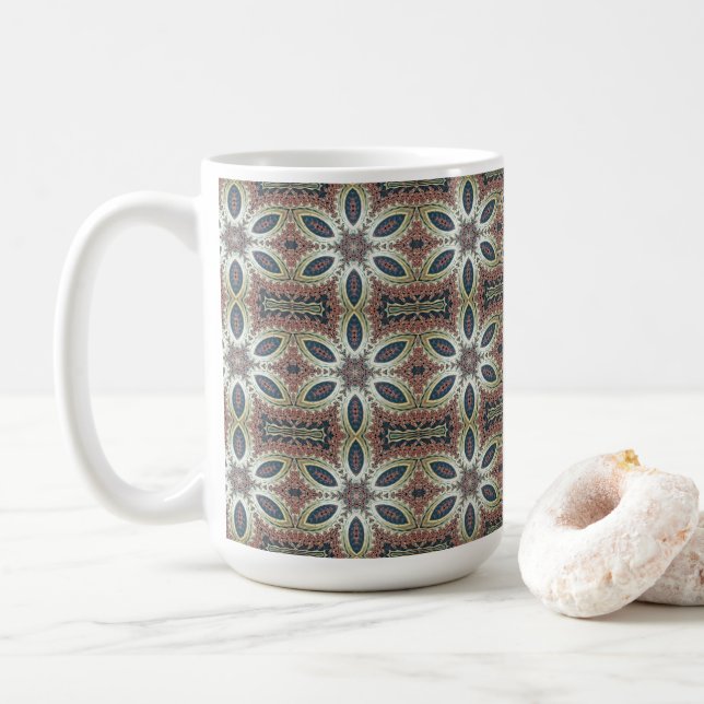 Caneca De Café Celestial Petals of Infinity (Com Donut)