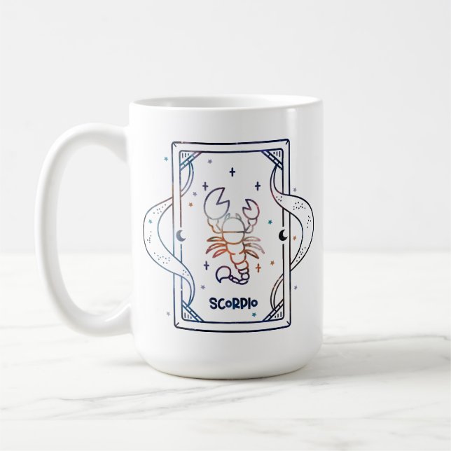 Caneca De Café Celestial Scorpio Classic Mug (Esquerda)