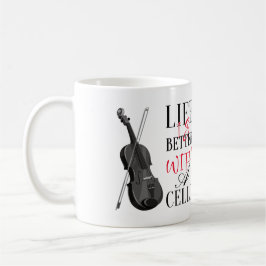 Caneca De Café Cello cita Mug