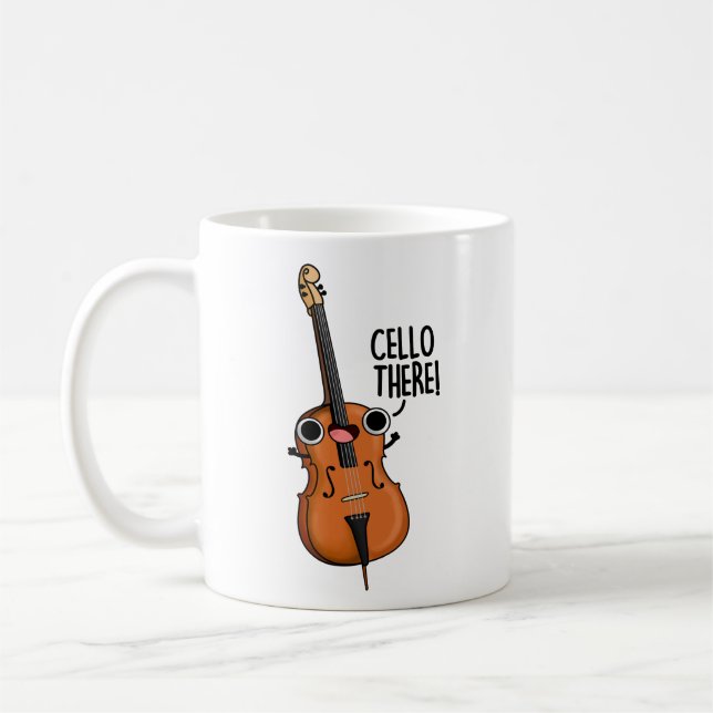Caneca De Café Cello Lá Encantado Música (Esquerda)