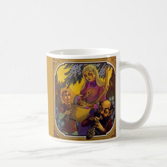 Caneca De Café Celtic Concert (Envolver Design) (Direita)