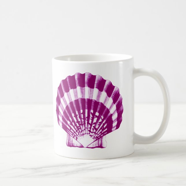Caneca De Café Célula - púrpura e branca (Direita)