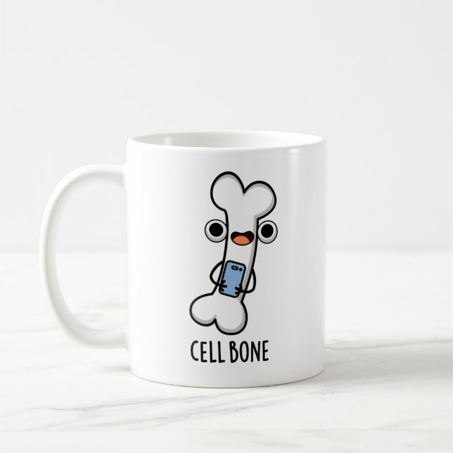 Caneca De Café Celular Engraçado Celular Telefone Celular (Esquerda)