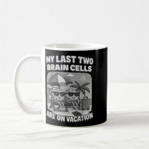 Caneca De Café Células Cerebrais de Férias Meme Divertido para Me